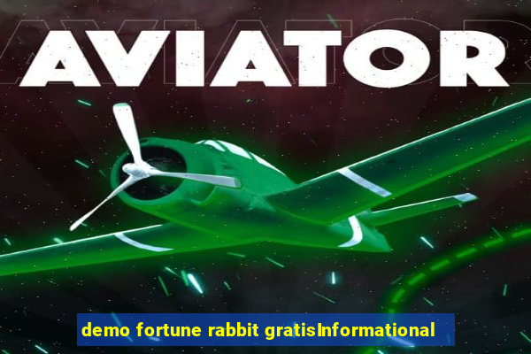 demo fortune rabbit gratisInformational